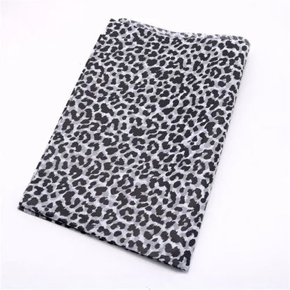 50*70 Cm Leaves Gift Wrapping Paper DIY Handmade Craft Leopard Star Pattern Tissue Paper 10 Sheets/Bag Floral Packaging Material