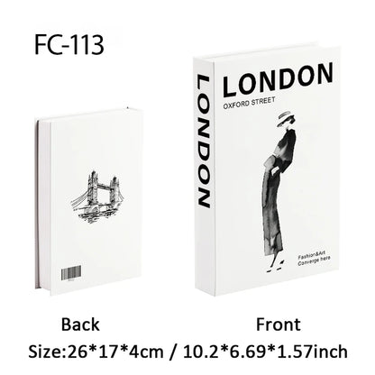 Fashion Luxury Fake Books Decoration Perfume Girl Magazine Simulation Book Shooting Coffee Table Villa Hotel Decor Props