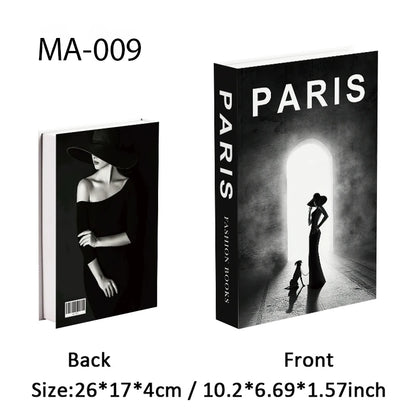 Fashion Luxury Fake Books Decoration Perfume Girl Magazine Simulation Book Shooting Coffee Table Villa Hotel Decor Props