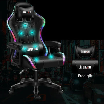High quality gaming chair RGB light office chair gamer computer  Ergonomic swivel chair Massage Recliner New gamer chairs
