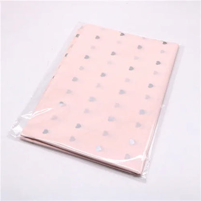 10pcs Gold Tissue Paper DIY Gift Wrapping Paper  Handmade Craft  Leopard Star Pattern  Floral Packaging Material Arts Supplies