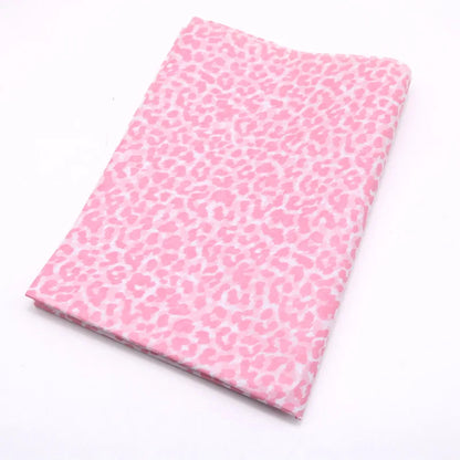 10pcs Gold Tissue Paper DIY Gift Wrapping Paper  Handmade Craft  Leopard Star Pattern  Floral Packaging Material Arts Supplies