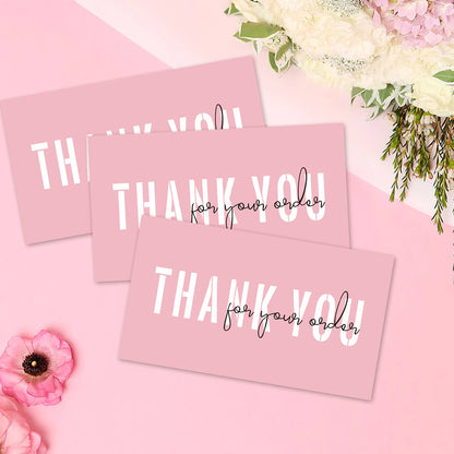 50pcs Thank You Card for Business,Party,Thank You Cards Small Business Supplies,Thank You For Your Order Card for Gift Packaging