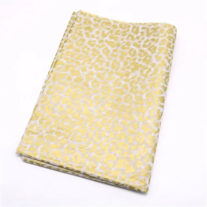 50*70 Cm Leaves Gift Wrapping Paper DIY Handmade Craft Leopard Star Pattern Tissue Paper 10 Sheets/Bag Floral Packaging Material