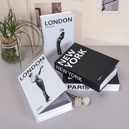 Fake Books For Decoration Simple Faux Books Ornament Coffee Table Addition Living Room Decoration Paris New York London
