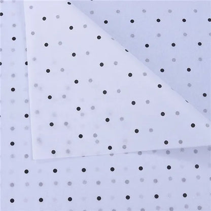 10 Sheets/lot 50*70 Cm Gift Wrapping Paper DIY Handmade Craft Star Love Dot Pattern Tissue Paper  Floral Packaging Material