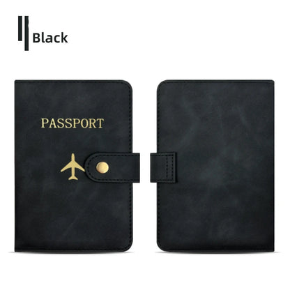 Personalize Name Travel Passport Wallet Luxury Airplane Men Business Passport Cover Custom Name Gift Women Travel Accessories
