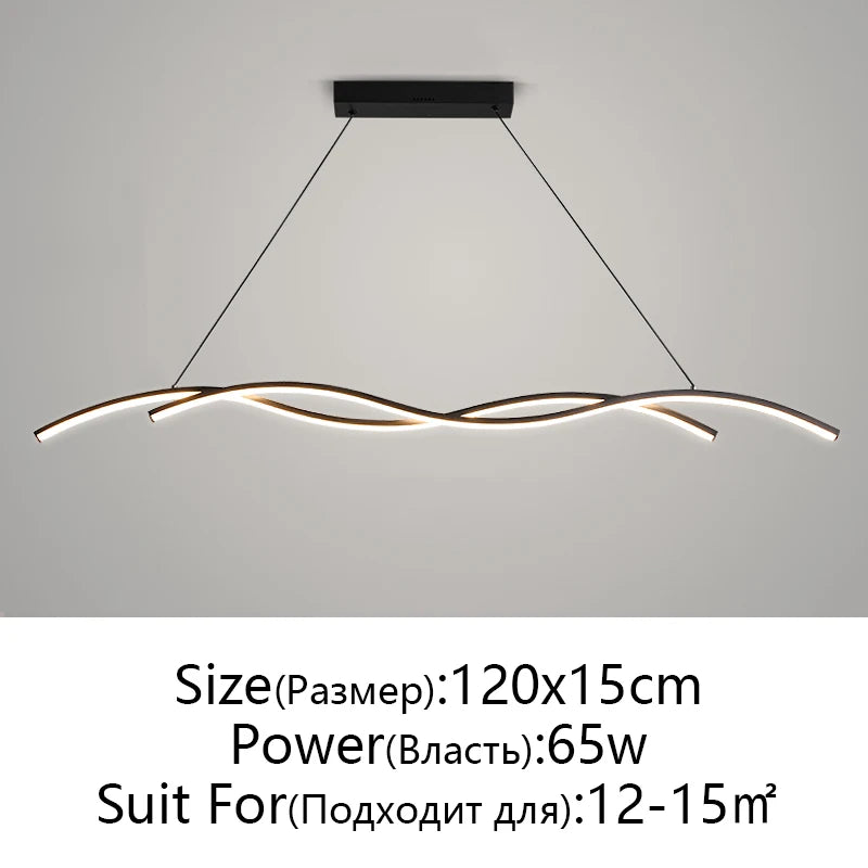 Minimalist Lamps LED Ceiling ChandelierLiving Study Dining Room Bedroom Bar Hall Lamps Indoor Lighting Hanging Light home Decor