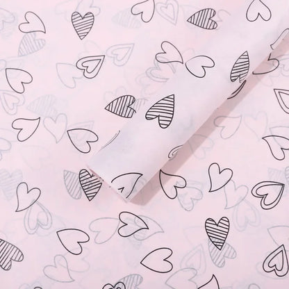 500*700 MM Gift Wrapping Paper DIY Handmade Craft Star Love Dot Pattern Tissue Paper 28 Sheets/lot Floral Packaging Material