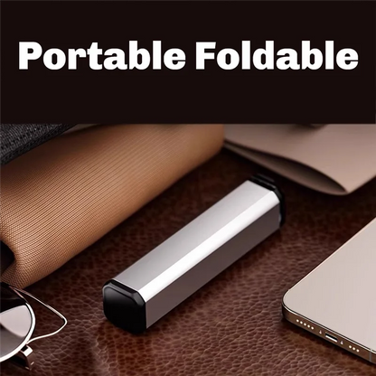 Airplane Travel Essentials Adjustable Phone Stand 360° Rotation Foldable Hook Pocket Size For Desk Tray Table-N36R