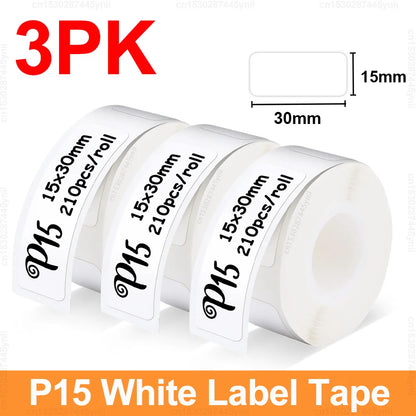P15 Thermal Label Printer Similar as D11 D110 D101 Marklife P15 Mini Label Maker Handheld Label Machine with Adhesive Label Tape
