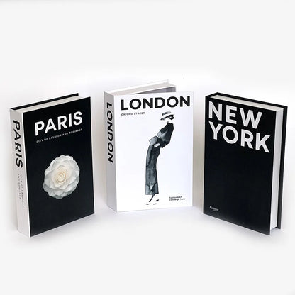 Fashion Fake Books Decoration Home Luxury Living Room Decoration Decor Coffee Table Book Simulation Prop Book Model Hotel Room