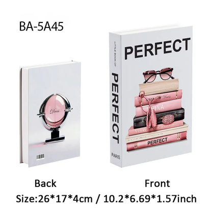 Fashion Luxury Fake Books Decoration Perfume Girl Magazine Simulation Book Shooting Coffee Table Villa Hotel Decor Props