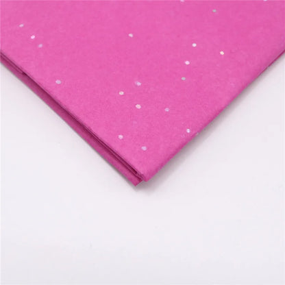 10Pcs/bag Snowflake Print Wrapping Tissue Paper 50*66 Cm Christmas New Year Xmas Party Wedding Flowers Packaging Supplies