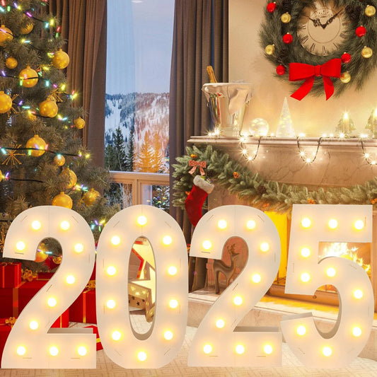 91.5CM Giant Number Led Light Frame 1st Birthday Wedding Party Decor Kids Baby Shower Mosaic Digital Signs Balloon Filling Box