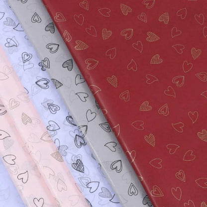 500*700 MM Gift Wrapping Paper DIY Handmade Craft Star Love Dot Pattern Tissue Paper 28 Sheets/lot Floral Packaging Material