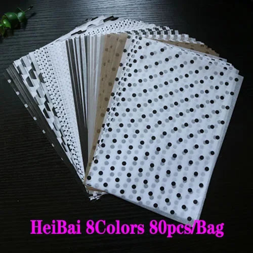 100sheets A5 Wrapping Paper Retro Multicolor Tissue Paper Bookmark Gift Wrapping Papers Floral Gift Packaging Material 14*21CM