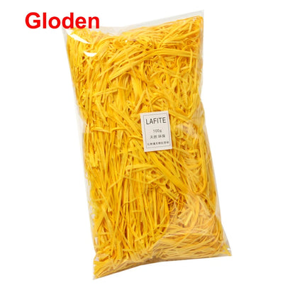 DIY Paper Raffia Shredded Paper Decor Confetti Wedding Birthday Christmas Gift Box Filling Material Tissue Packaging Filler